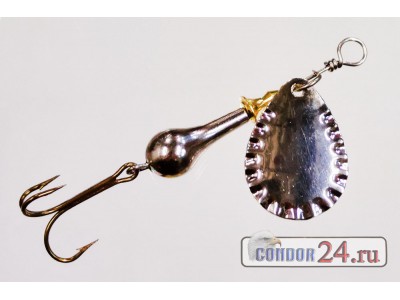 Блесна XFE Sotheby арт. 8233, цвет никель, вес 8 г. 